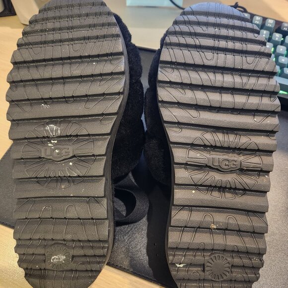 UGG Slippers - Sz 8 - Black - Picture 2 of 5
